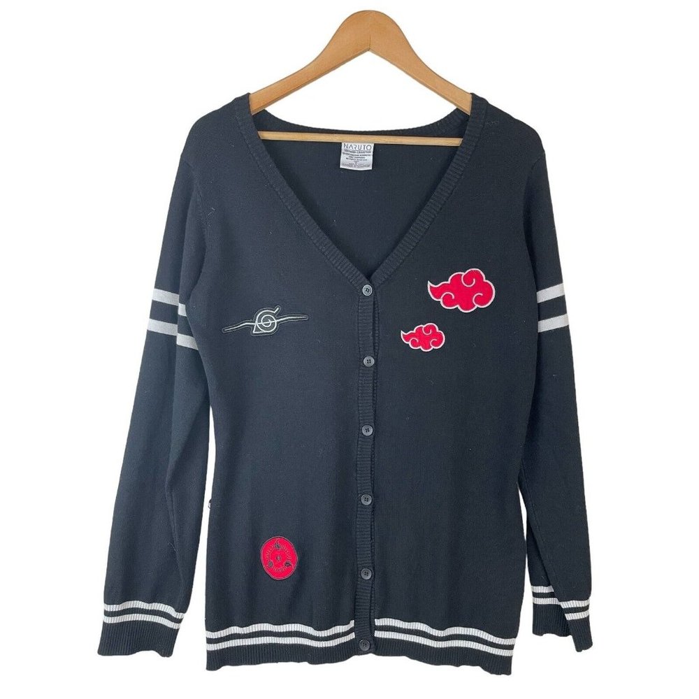 Naruto Shippuden Cardigan Women Size XL Button Up 2007 Collection Anime
